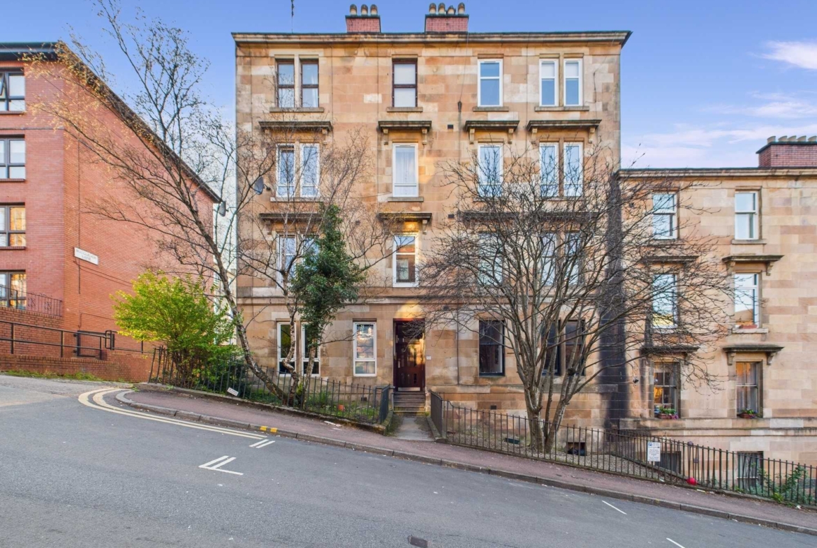 Scott Street - One Bedroom Ground Floor Flat To Let In Glasgow