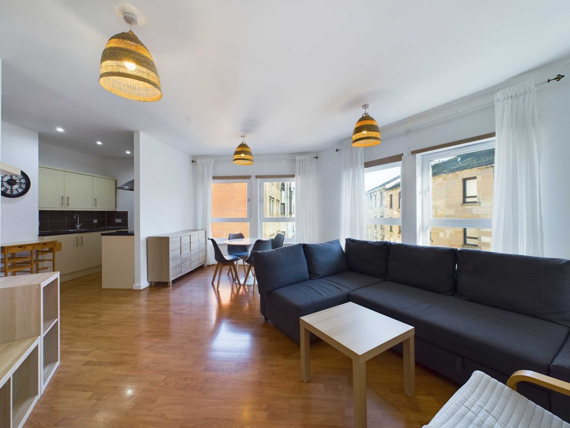 hastie street living room 3 Hastie Street - One Bedroom Flat To Let In Kelvinhaugh