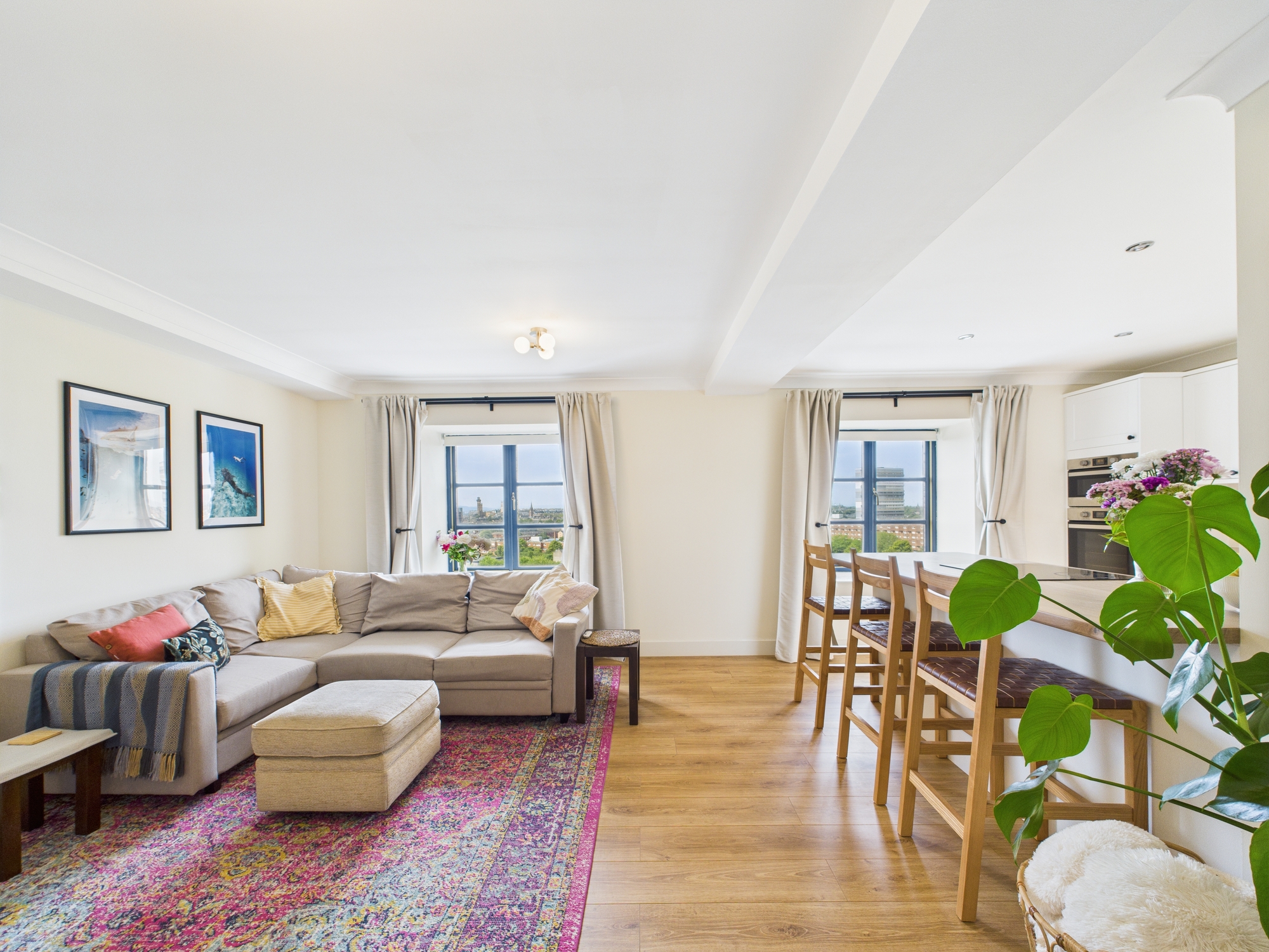 Speirs Wharf – Living Area Two Bedroom Flat To Let Port Dundas, Glasgow