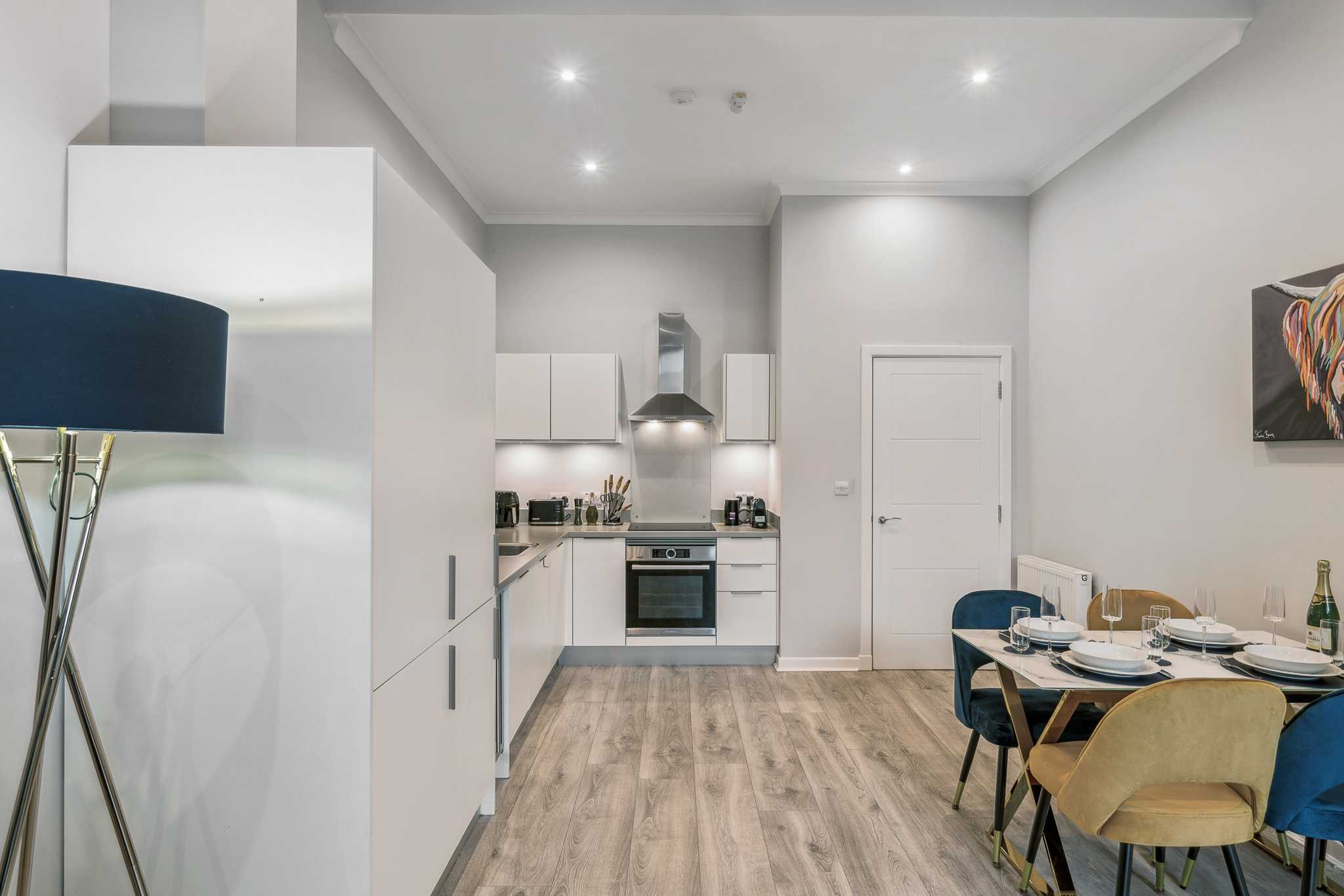 kitchen 2 Minerva Street - One Bedroom Flat To Let In Finnieston Glasgow