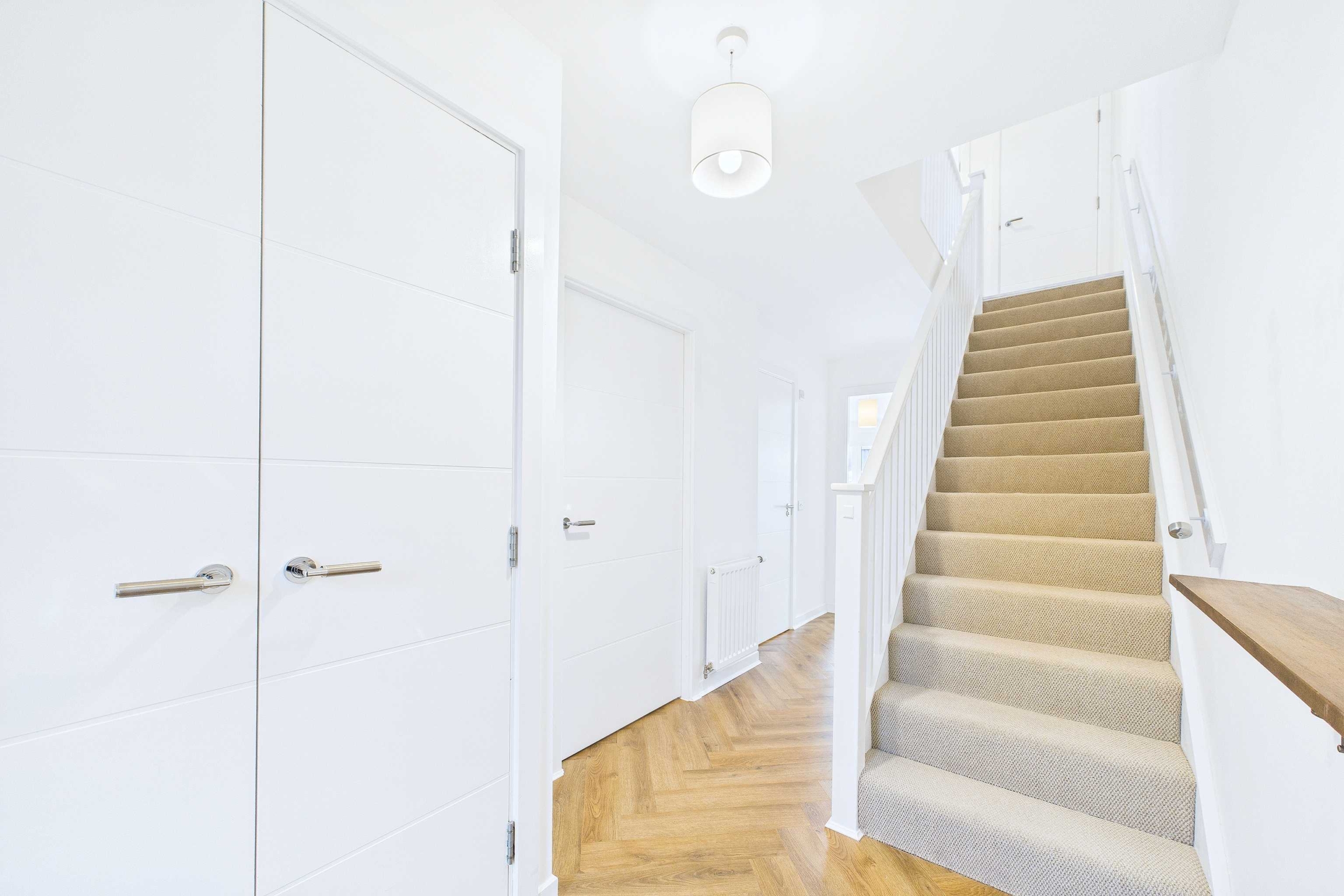 43 Beechgrove Street hallway Two Bedroom Mid Terrace House To Let In Dalmarnock