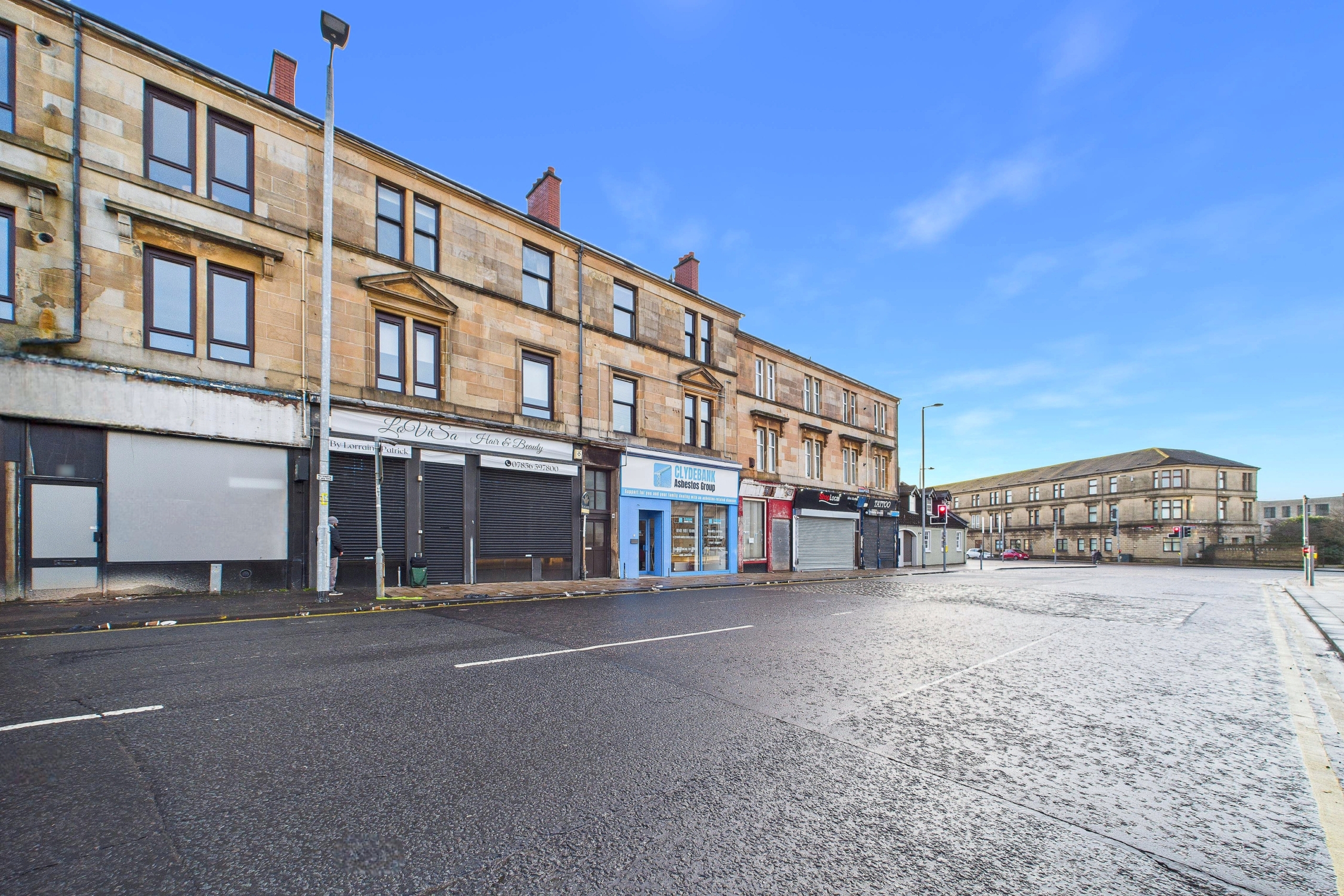 recently renovated two-bedroom flat