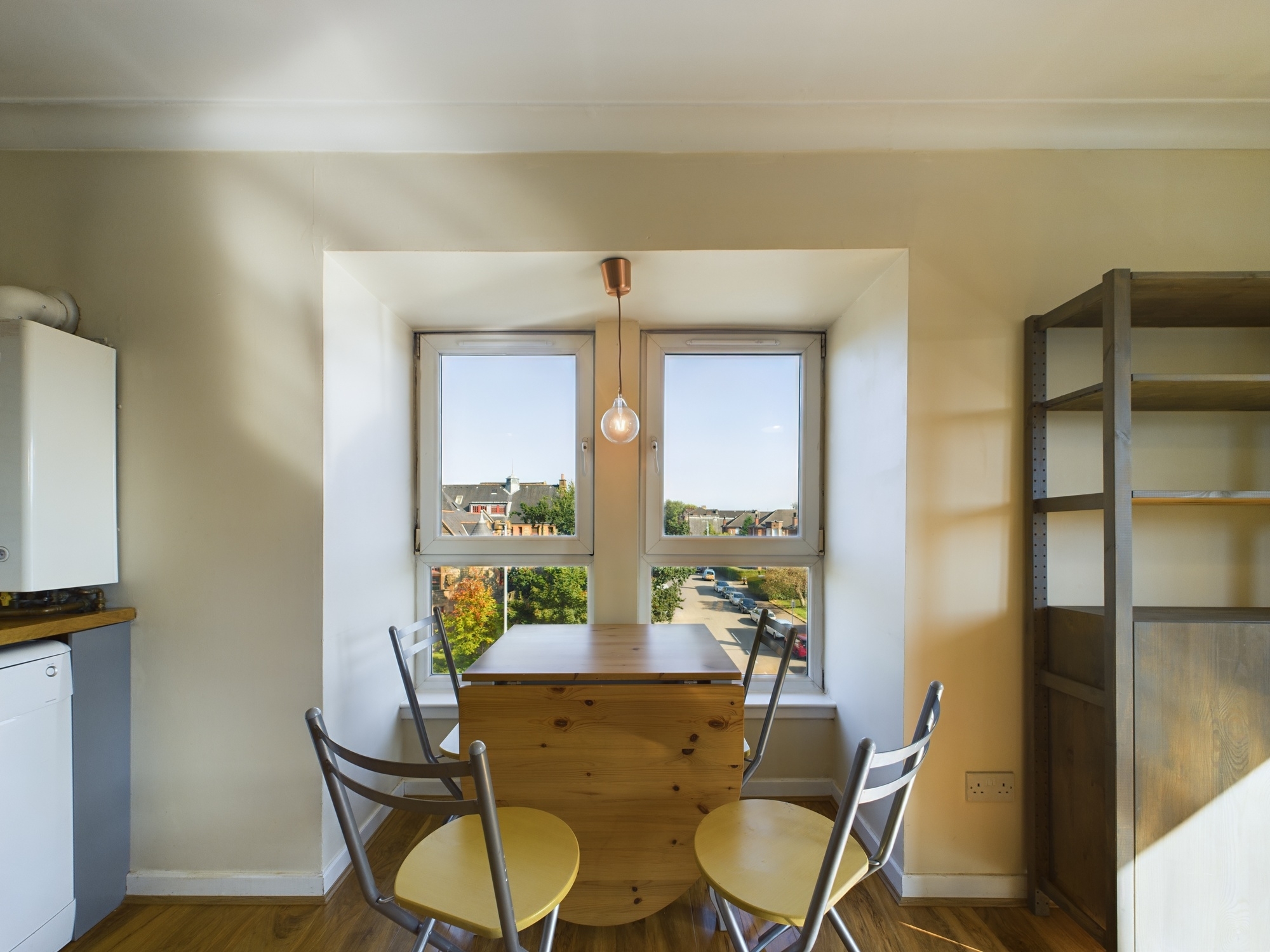 traditional two bedroom flat to let