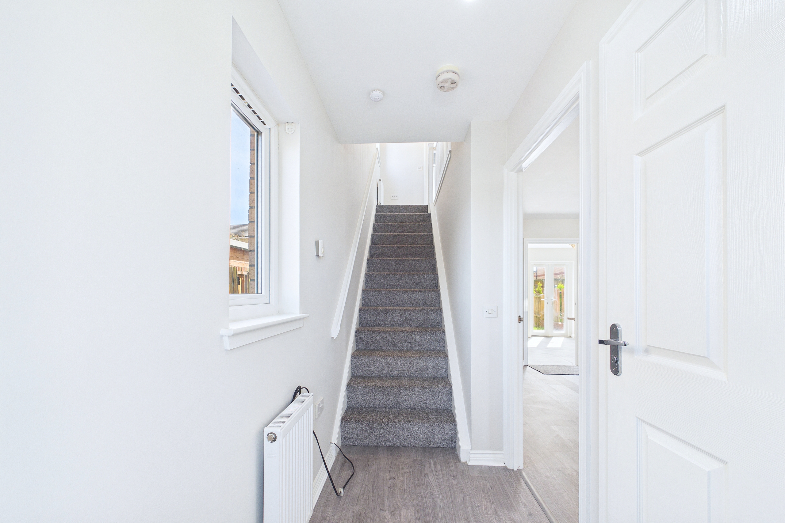 Modern three-bedroom semi-detached house to let in Nitshill, Glasgow.