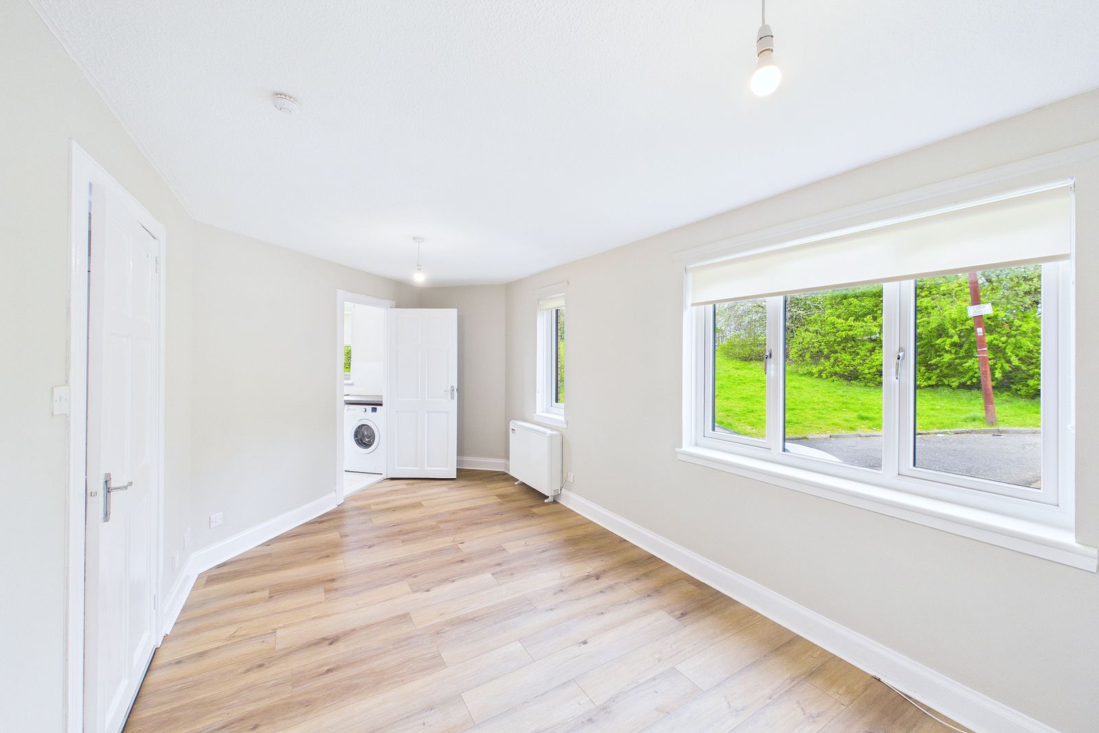 22-kemp-street-living-room Beautifully refurbished two-bedroom ground floor flat to let in Springburn, Glasgow