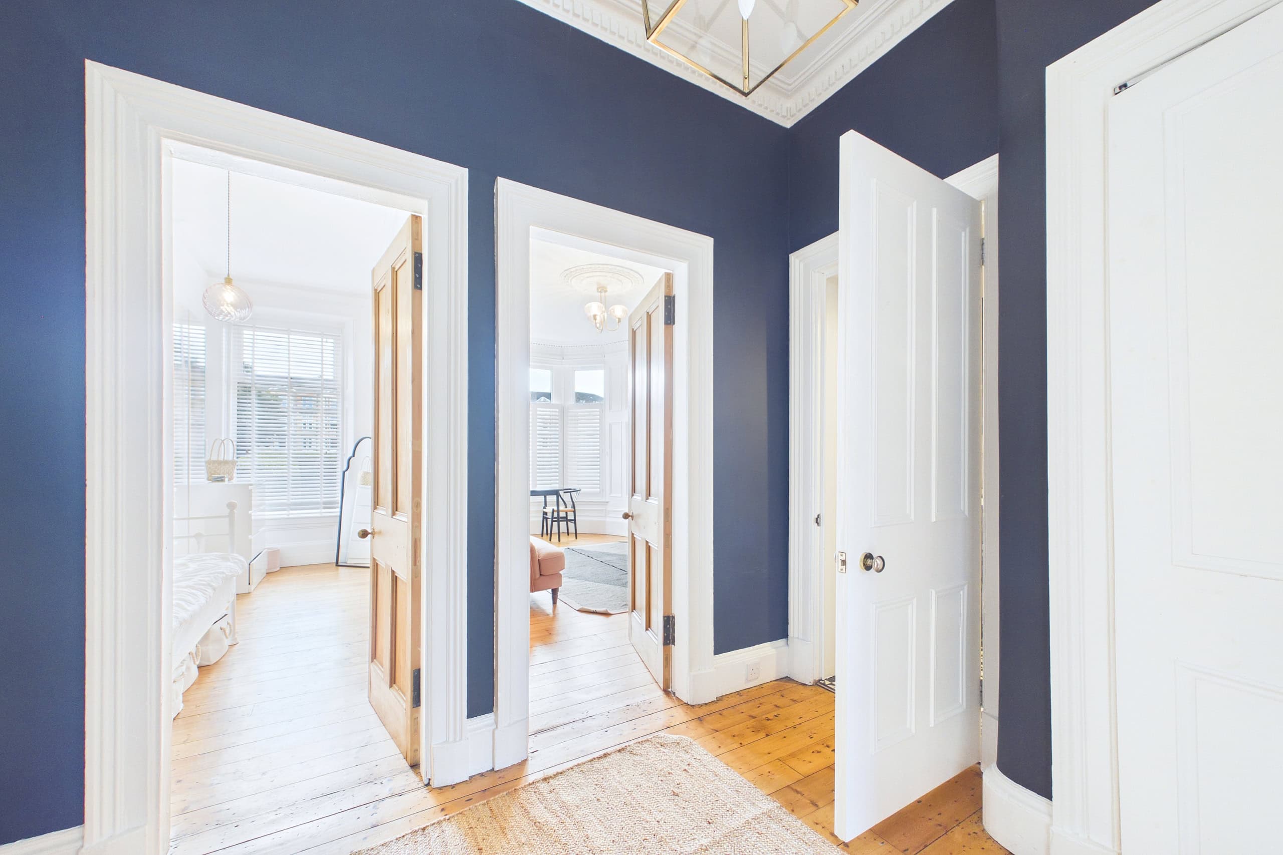 227-onslow-drive-hallway Two-Bedroom Ground Floor Tenement Flat To Let in Dennistoun